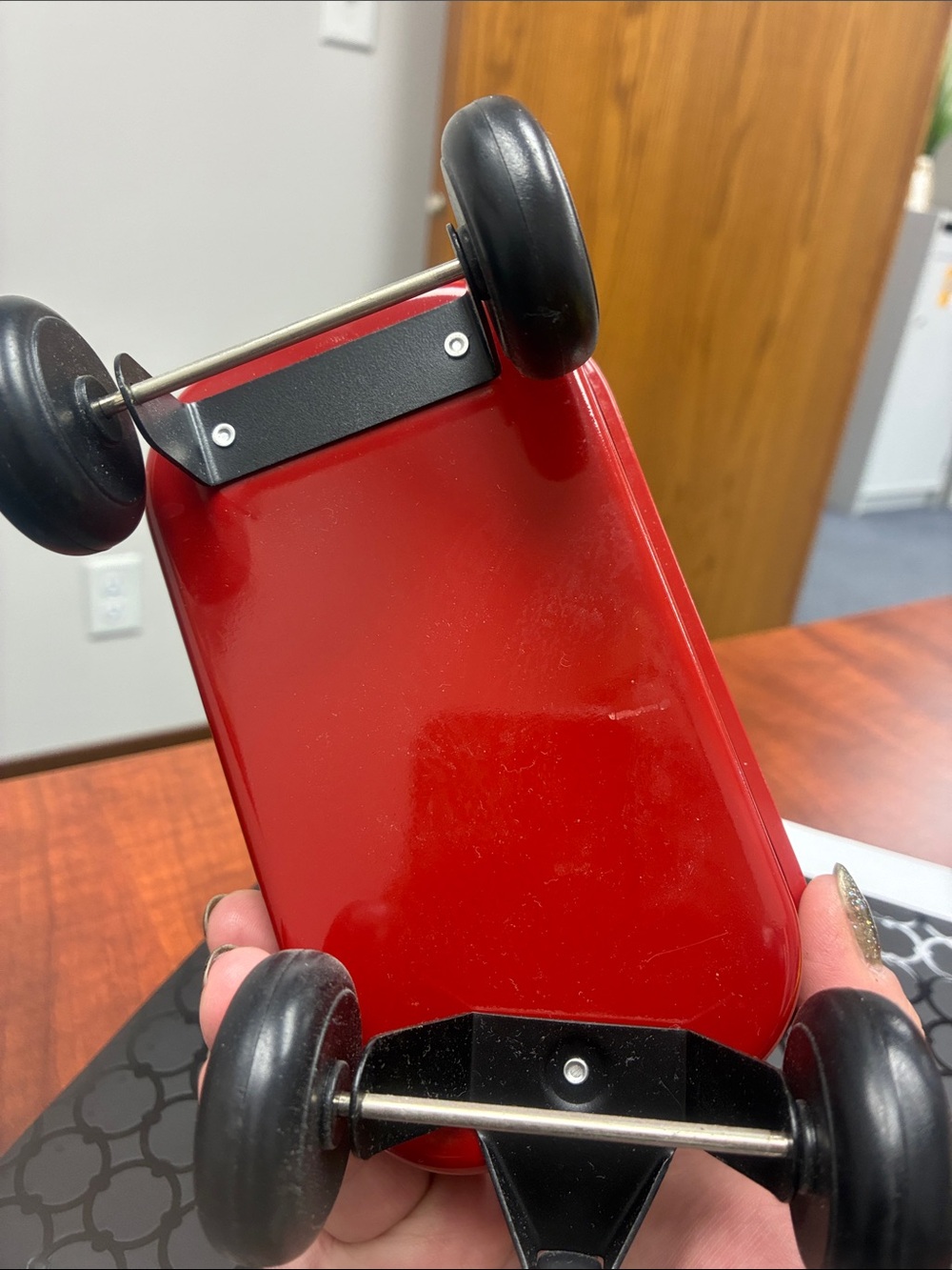 6” (mini) Red Classic Radio Flyer Wagon - Picture 3 of 3